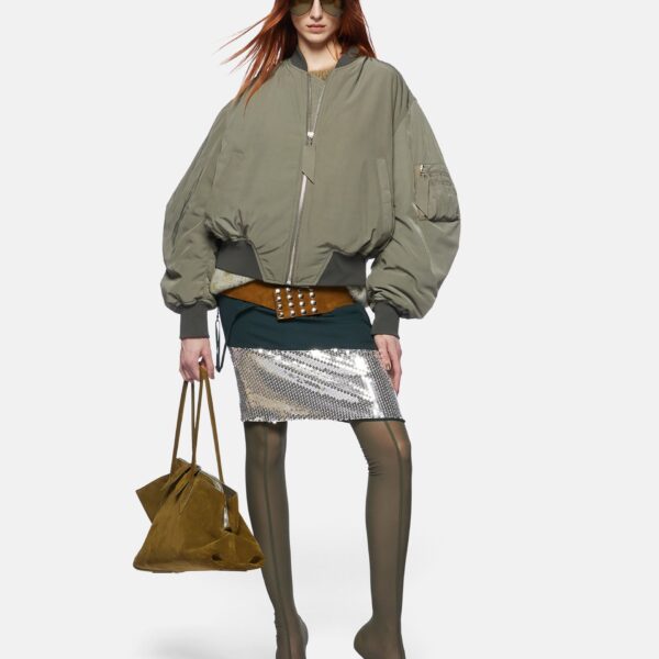 Military green bomber