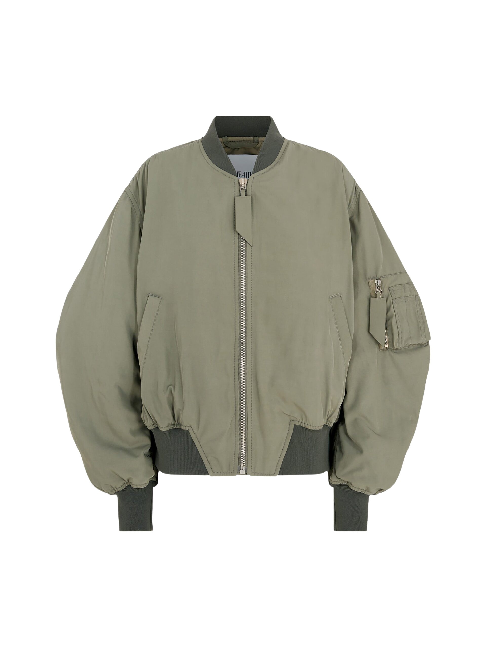 The Attico Military green bomber Jacket