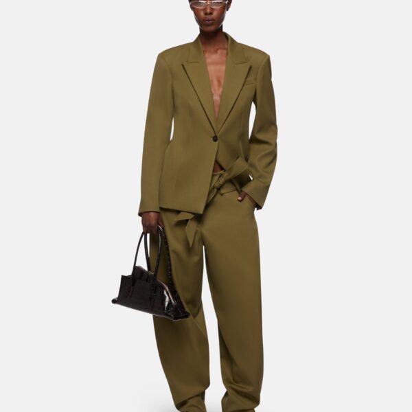 Military green jacket