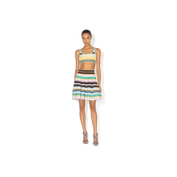 Alaia Multicolor Crinoline Bralette, view 2