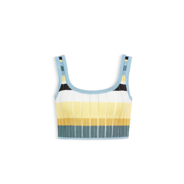 Alaïa Multicolor Crinoline Bralette - ALAÏA Knitwear - Laser Cut Luxury - Shop at Coveti