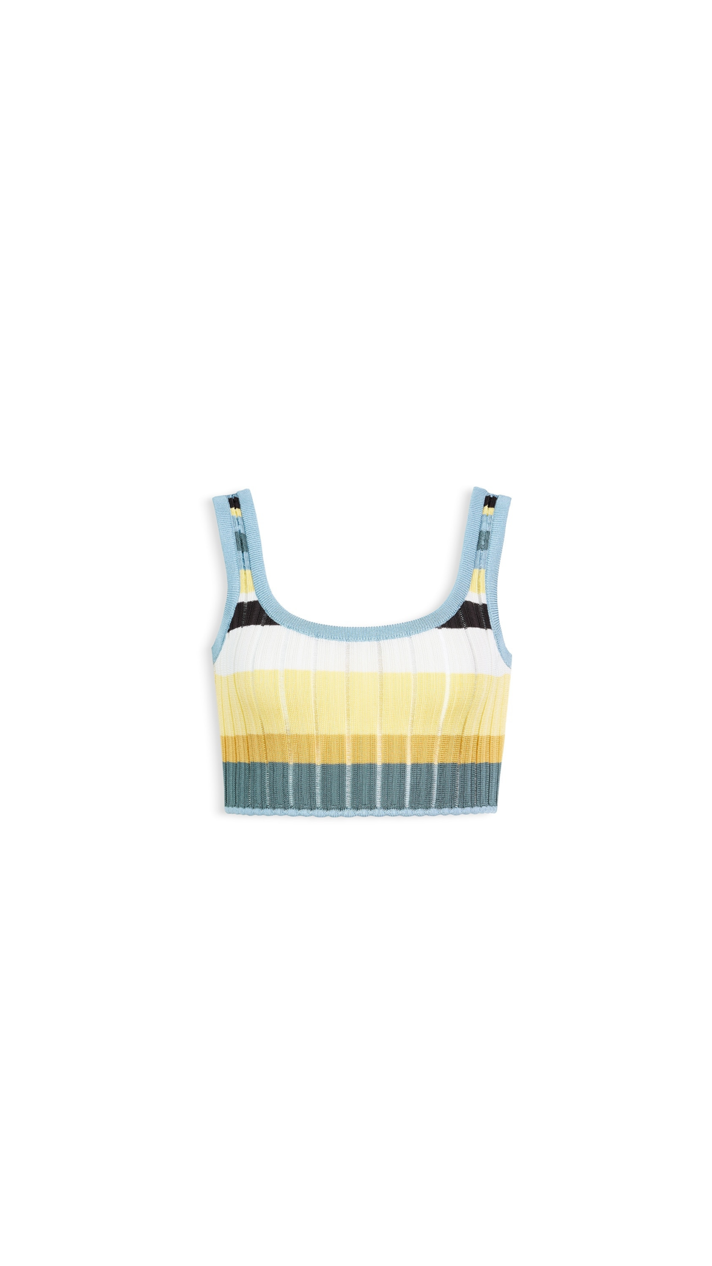 Alaïa Multicolor Crinoline Bralette - ALAÏA Knitwear - Laser Cut Luxury - Shop at Coveti
