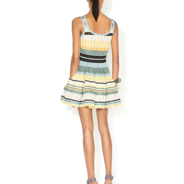 Alaïa Multicolor Crinoline Dress - ALAÏA Dresses - Laser Cut Luxury - Shop at Coveti