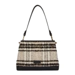 Multicolour-Lana-Hobo-in-Black-Boucle-Tartan87770_nobg Strathberry Lana Hobo crossbody bag