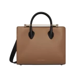 Multicolour-Midi-Tote-in-Clay-White-and-Black64252_nobg Strathberry Midi Tote bag