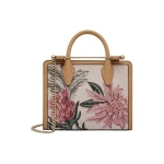 Multicolour-Mini-Tote-in-Natural-and-Caramel-Embroidery14995_nobg Strathberry Mini Tote bag