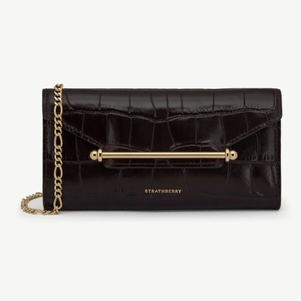 Strathberry Multrees Chain Wallet clutch bag