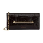Multicolour-Multrees-Chain-Wallet-in-Mahogany-and-Black43666_nobg Strathberry Multrees Chain Wallet clutch bag