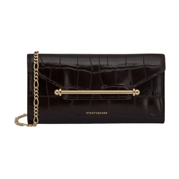 Strathberry Multrees Chain Wallet clutch bag