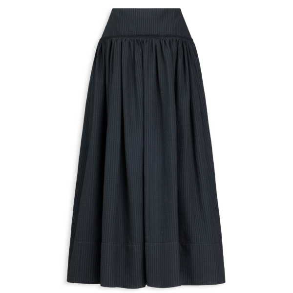 Alaïa Openwork Cotton A Line Skirt - ALAÏA Skirts - Laser Cut Luxury - Shop at Coveti