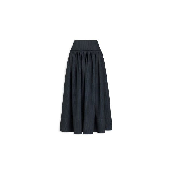 Alaïa Openwork Cotton A Line Skirt - ALAÏA Skirts - Laser Cut Luxury - Shop at Coveti