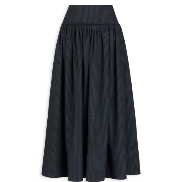 Alaïa Openwork Cotton A Line Skirt - ALAÏA Skirts - Laser Cut Luxury - Shop at Coveti