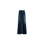 Alaïa Palazzo Denim Jeans - ALAÏA Pants - Laser Cut Luxury - Shop at Coveti