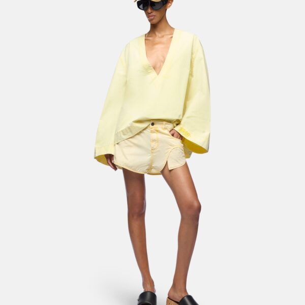 Pale yellow shorts