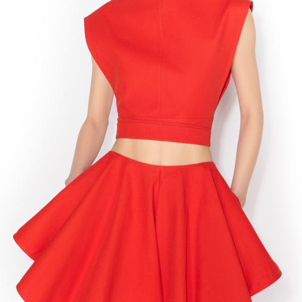 Alaïa Panelled Cotton Pants - ALAÏA Pants - Laser Cut Luxury - Shop at Coveti