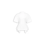 Alaïa Panelled Cotton T Shirt - ALAÏA Tops - Laser Cut Luxury - Shop at Coveti