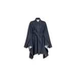 Alaïa Panelled Denim Jacket - ALAÏA Jackets - Laser Cut Luxury - Shop at Coveti