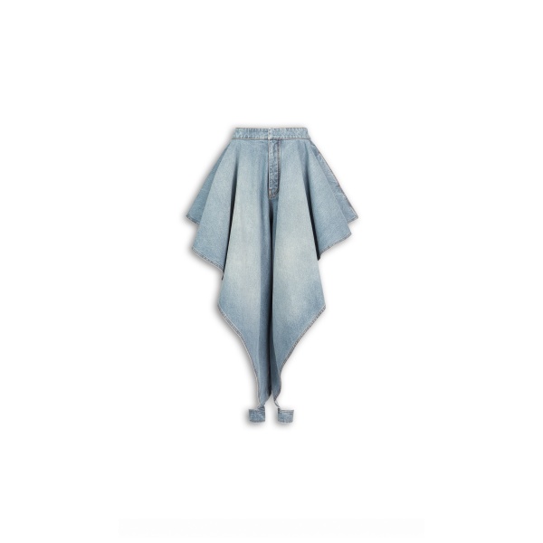 Alaïa Panelled Faded Jeans - ALAÏA Pants - Laser Cut Luxury - Shop at Coveti