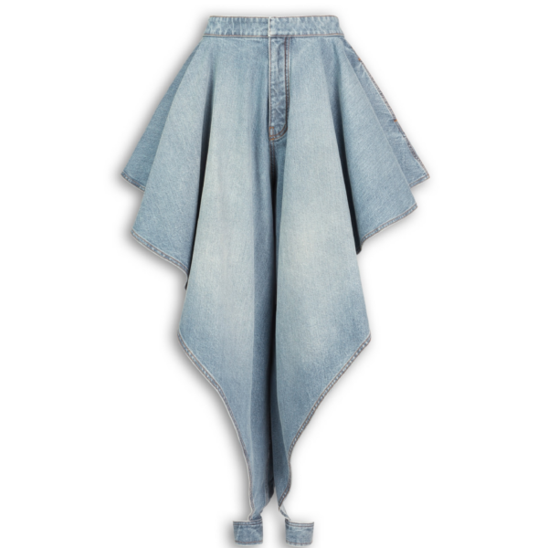 Alaïa Panelled Faded Jeans - ALAÏA Pants - Laser Cut Luxury - Shop at Coveti