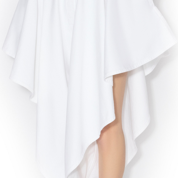 Alaïa Panelled White Jeans - ALAÏA Pants - Laser Cut Luxury - Shop at Coveti