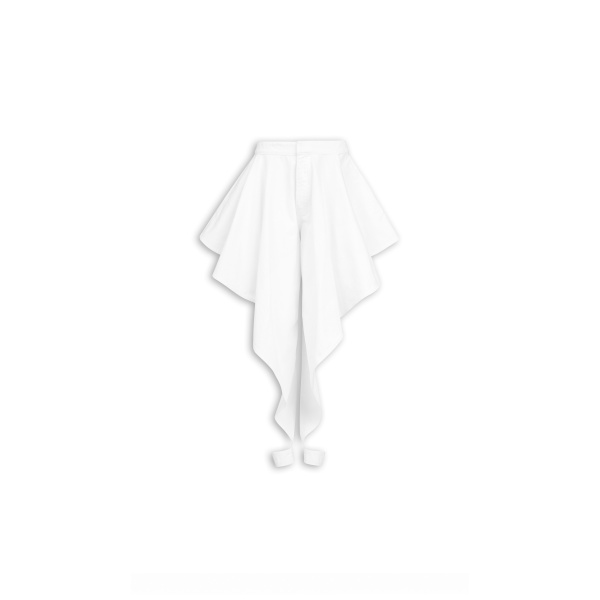 Alaïa Panelled White Jeans - ALAÏA Pants - Laser Cut Luxury - Shop at Coveti