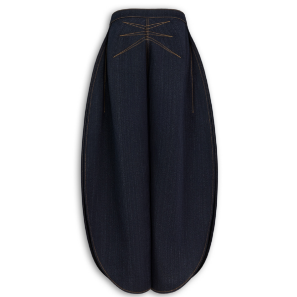 Alaïa Petal Denim Pants - ALAÏA Pants - Laser Cut Luxury - Shop at Coveti
