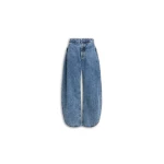 Alaïa Petal Denim Pants - ALAÏA Pants - Laser Cut Luxury - Shop at Coveti