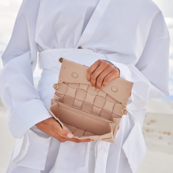 Polène Neiti in Dune Neiti in Dune - Shoulder & Crossbody Bags - Parisian Luxury Leather Bag at Coveti