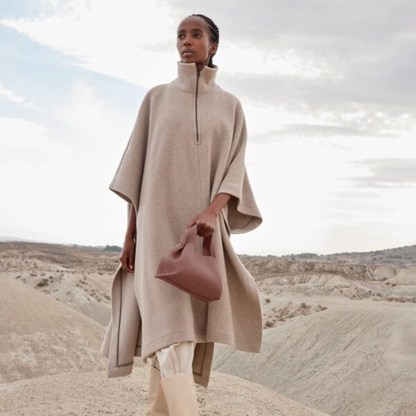 Polène Numéro Neuf Mini in Blush Numéro Neuf Mini in Blush - Mini Bags - Parisian Luxury Leather Bag at Coveti