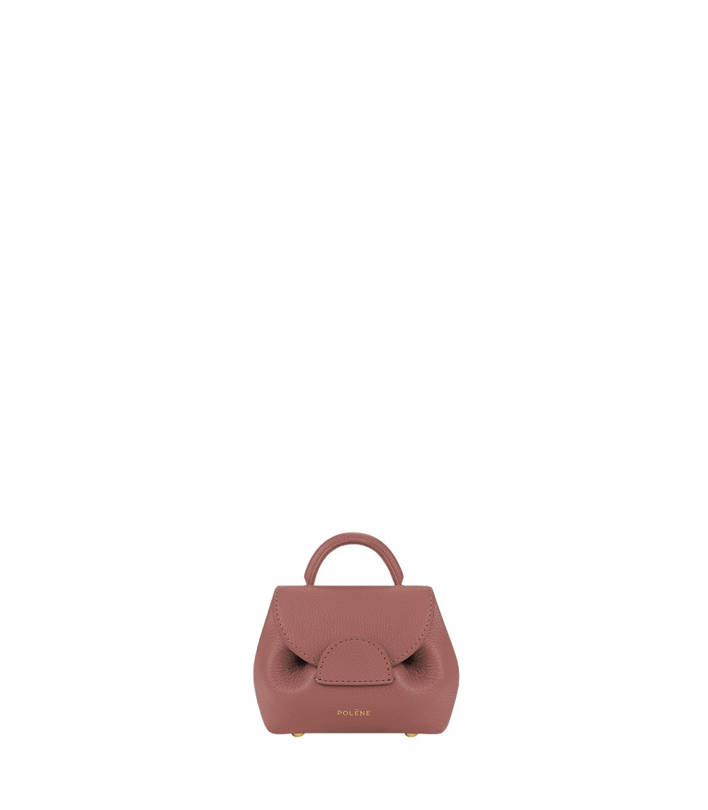 Polène Numéro Un Micro in Blush Numéro Un Micro in Blush - Mini Bags - Parisian Luxury Leather Bag at Coveti