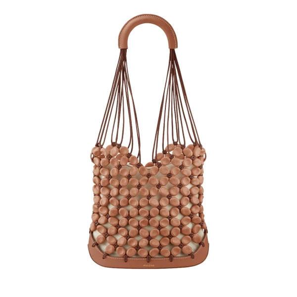 Polène Solé in Salt Pink Solé in Salt Pink - Shoulder & Crossbody Bags - Parisian Luxury Leather Bag at Coveti