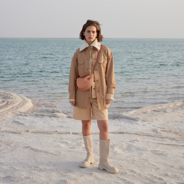 Polène Tonca in Maple Tonca in Maple - Shoulder & Crossbody Bags - Parisian Luxury Leather Bag at Coveti