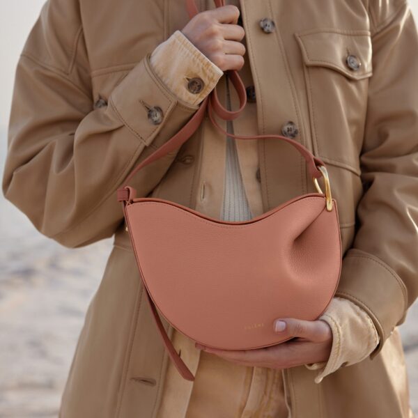 Polène Tonca in Maple Tonca in Maple - Shoulder & Crossbody Bags - Parisian Luxury Leather Bag at Coveti