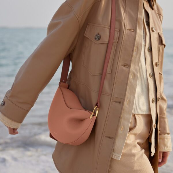Polène Tonca in Maple Tonca in Maple - Shoulder & Crossbody Bags - Parisian Luxury Leather Bag at Coveti
