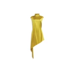 Alaïa Pointed Satin Dress - ALAÏA Dresses - Laser Cut Luxury - Shop at Coveti