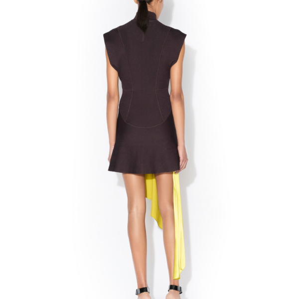 Alaïa Pointed Satin Skirt - ALAÏA Skirts - Laser Cut Luxury - Shop at Coveti