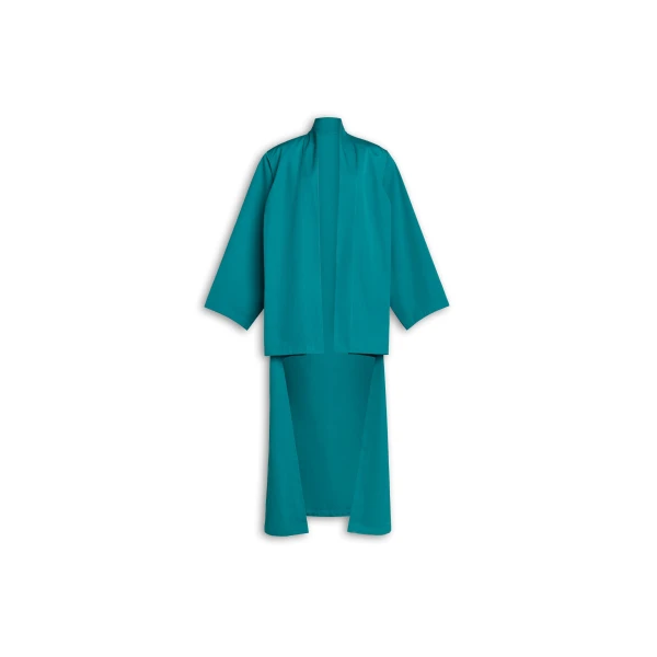 Alaia Poplin Asymmetric Robe Coat