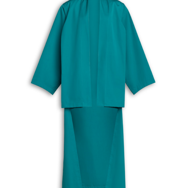 Alaïa Poplin Asymmetric Robe Coat - ALAÏA Coats - Laser Cut Luxury - Shop at Coveti
