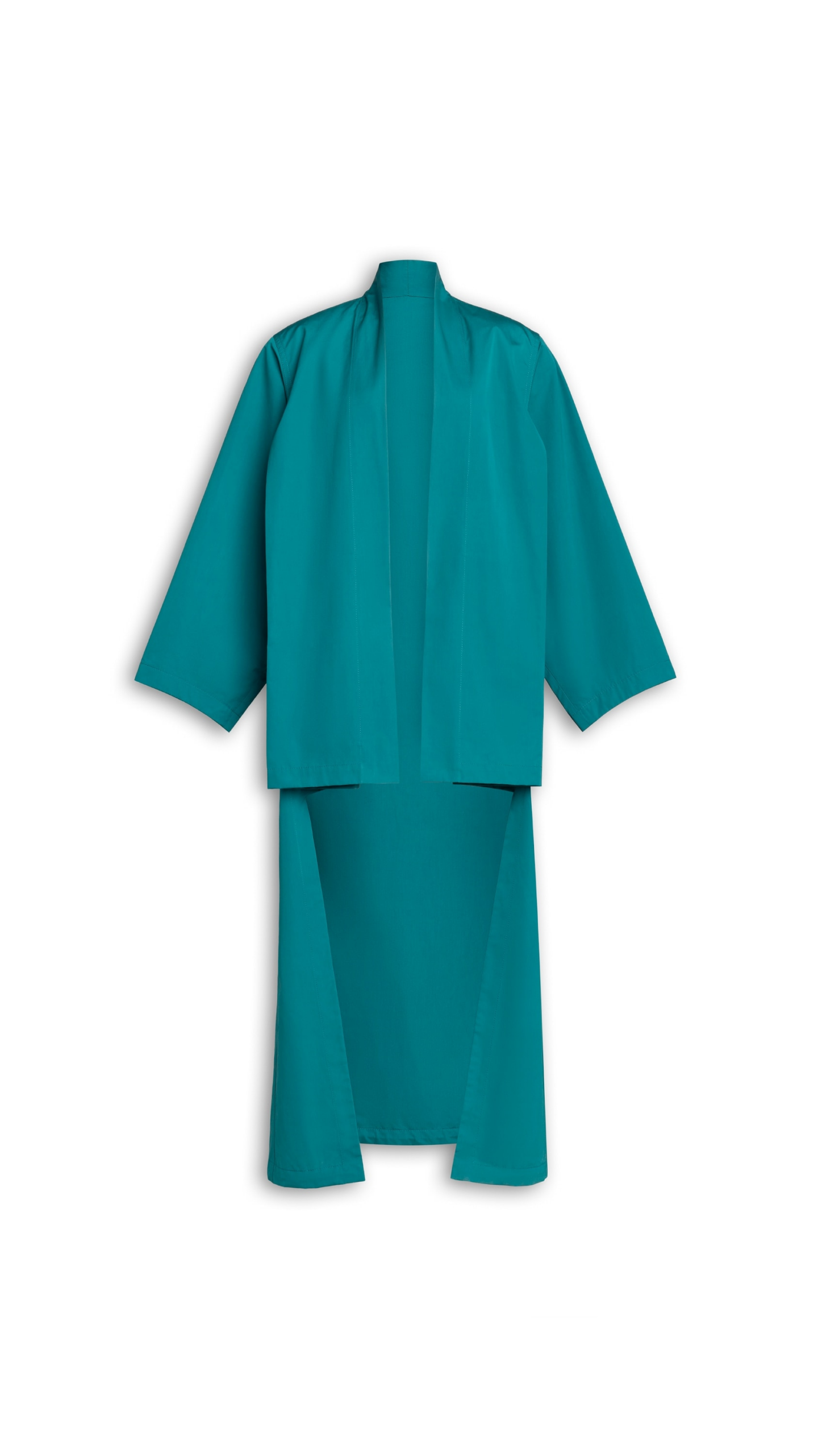 Alaïa Poplin Asymmetric Robe Coat - ALAÏA Coats - Laser Cut Luxury - Shop at Coveti Alaïa Poplin Asymmetric Robe Coat - ALAÏA Coats - Laser Cut Luxury - Shop at Coveti