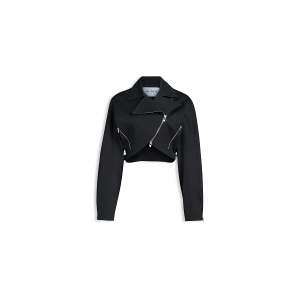 Alaia Poplin Biker Jacket