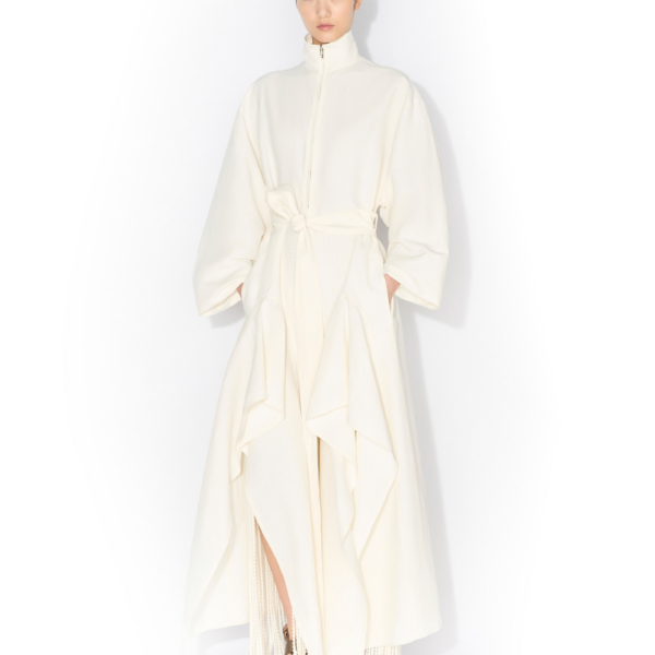 Alaïa Poplin Ruffle Jumpsuit - ALAÏA Jumpsuit - Laser Cut Luxury - Shop at Coveti