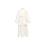 Alaïa Poplin Ruffle Jumpsuit - ALAÏA Jumpsuit - Laser Cut Luxury - Shop at Coveti