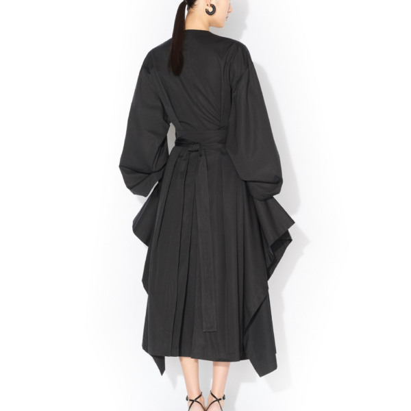 Alaïa Poplin Trench Dress - ALAÏA Coats - Laser Cut Luxury - Shop at Coveti