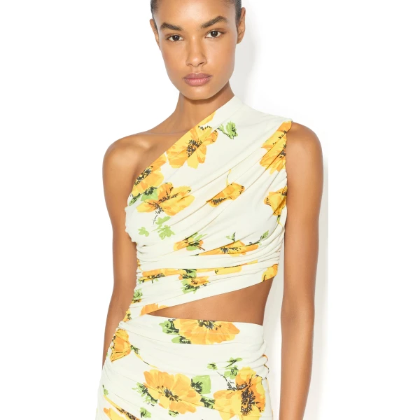 Alaia Printed Cutout Dress, view 4