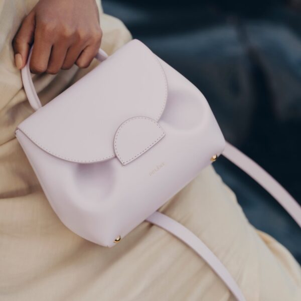 Polène Numéro Un Nano in Wisteria Numéro Un Nano in Wisteria - Mini Bags - Parisian Luxury Leather Bag at Coveti