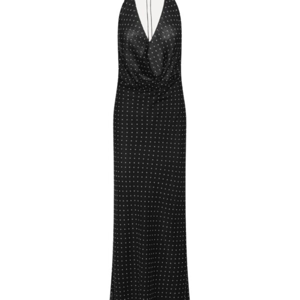 Chiffon Halterneck Black