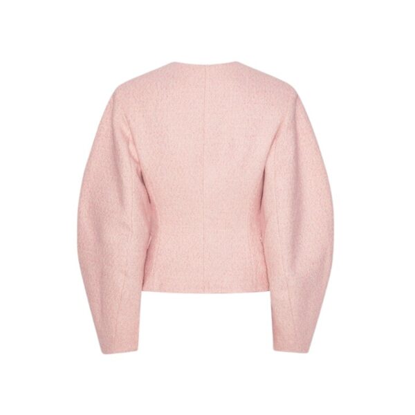 Cocoon Sleeved Jacket Pink