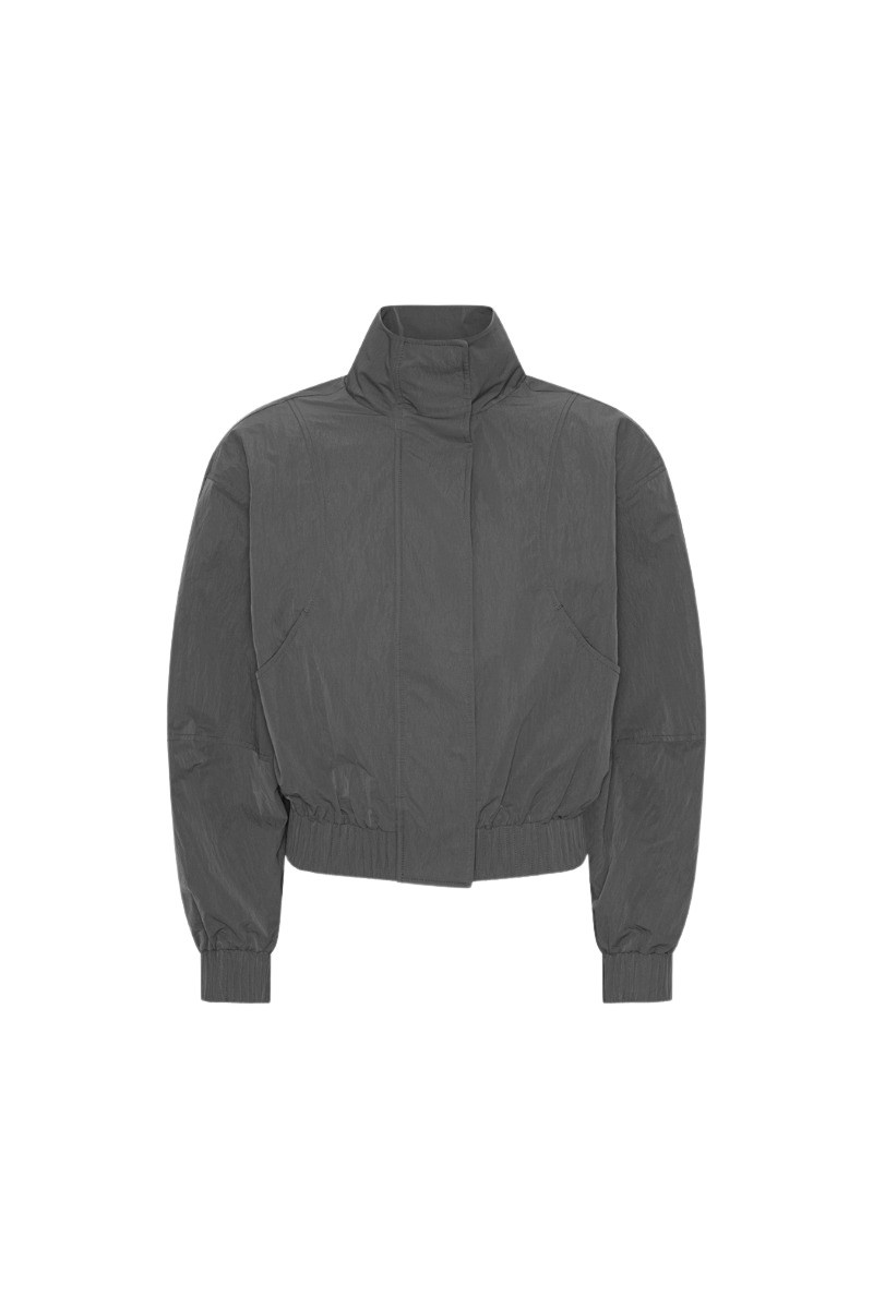 Crispy Track Jacket Dark Grey