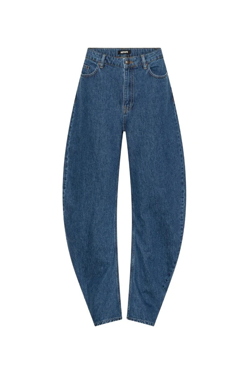ROTATE-Birger-Christensen-Draped-Barrel-Leg-Jeans-Blue-coveti51918_nobg Draped Barrel Leg Jeans Blue