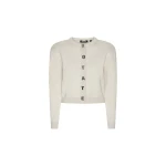 Firm Knit Cardigan Creme